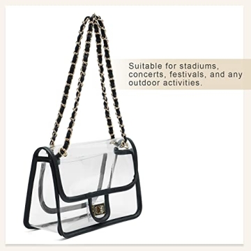 WOG2008 Clear Purse - Stylish & Durable Stadium Bag