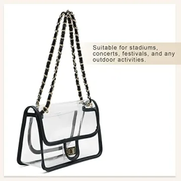 WOG2008 Clear Purse - Stylish & Durable Stadium Bag