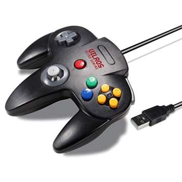 Vilros Retro Gaming 5 USB Classic Controller Set for Nostalgic Fun