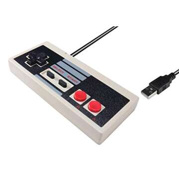 Vilros Retro Gaming 5 USB Classic Controller Set for Nostalgic Fun