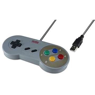 Vilros Retro Gaming 5 USB Classic Controller Set for Nostalgic Fun
