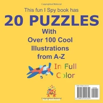 I Spy Things That Go Picture Book for Kids Ages 2-5