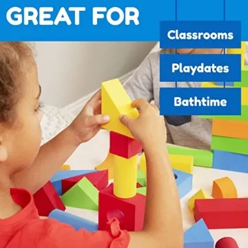 JaxoJoy Foam Building Blocks for Kids - Creative & Safe