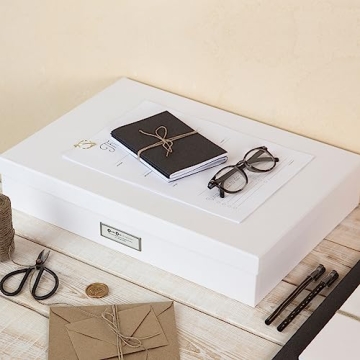 Bigso Sverker Fiberboard Legal Storage Box for Organizing