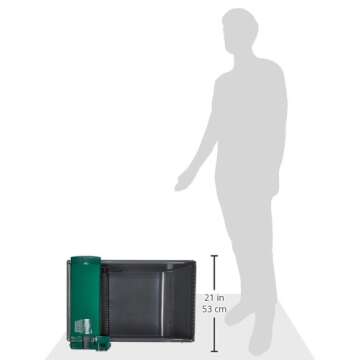 Pet Zone Self Cleaning Automatic Cat Litter Box - Smart Scoop Cat Litter Box with 6 Bags & Carbon Filter for Up to Two Cats 6-16 Pounds