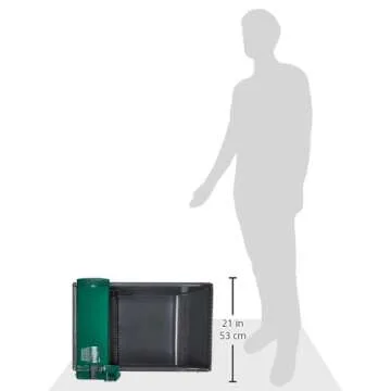 Pet Zone Self Cleaning Automatic Cat Litter Box - Smart Scoop Cat Litter Box with 6 Bags & Carbon Filter for Up to Two Cats 6-16 Pounds