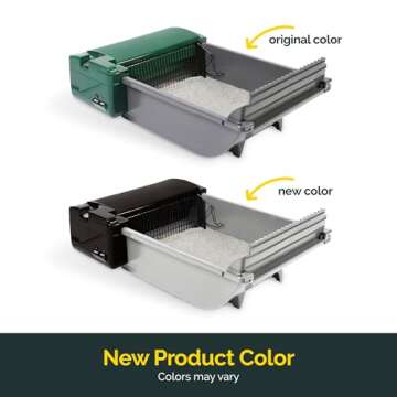 Pet Zone Self Cleaning Automatic Cat Litter Box - Smart Scoop Cat Litter Box with 6 Bags & Carbon Filter for Up to Two Cats 6-16 Pounds