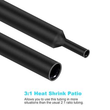 400 Pcs Adhesive Heat Shrink Tubing Kit for Electrical Repairs