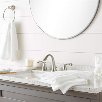 Amazon Basics Cotton Hand Towels 12-Pack Soft Absorbent