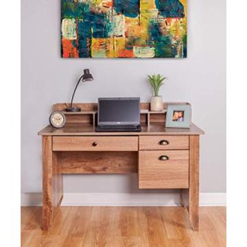 Stylish OneSpace Eleanor Executive Desk with USB Hub