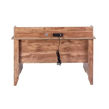 Stylish OneSpace Eleanor Executive Desk with USB Hub