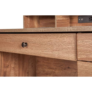 Stylish OneSpace Eleanor Executive Desk with USB Hub