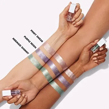 e.l.f. Pinky Swear Liquid Glitter Eyeshadow - Long Lasting & Vibrant