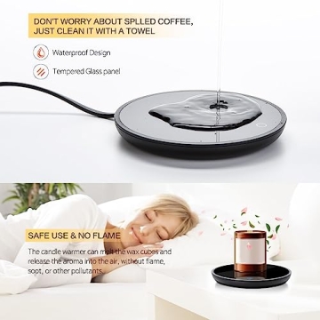 Lesipee Coffee and Candle Warmer with Auto Shut Off