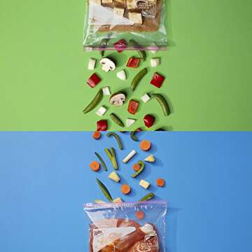 Ziploc Slider Storage Bags with New Power Shield Technology, Gallon, 32 Count, Pack of 3 (96 Total Bags)