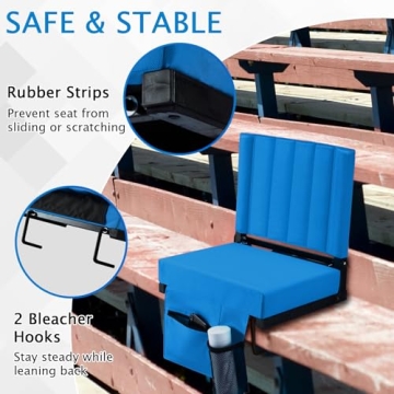 Besunbar Comfortable Stadium Seat with Back Support