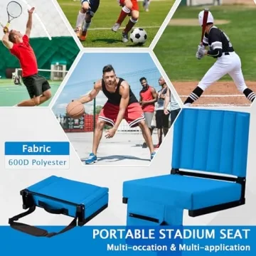 Besunbar Comfortable Stadium Seat with Back Support