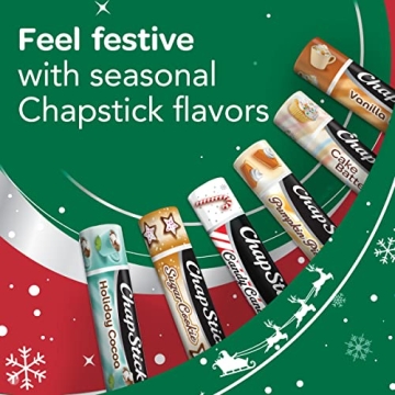 ChapStick Holiday Advent Calendar with 12 Lip Balms Gift Set