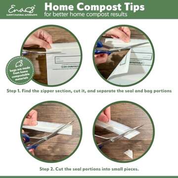 Eco-Friendly Compostable Food Storage Bags 150 Pack