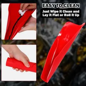 UPITAY Flexible Funnel for Easy Oil Changes and Cleanup