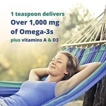 Garden of Life Olde World Icelandic Cod Liver Oil Liquid - Lemon Mint Flavor - 1,000mg Omega 3 Fish ...