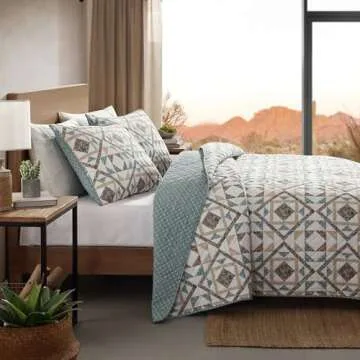 Wrangler King Quilt Set - Reversible Bedding for Comfort