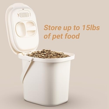 isYoung Pet Food Storage Container - 15Lb Capacity