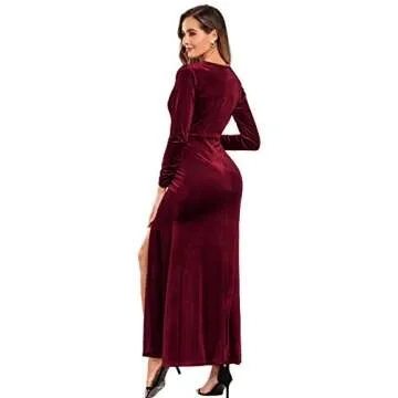 Babalet Velvet Maternity Evening Dress for Weddings