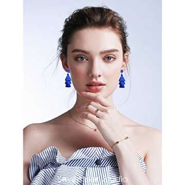 Elegant Bohemian TOJEAN Tassel Earrings - Perfect Gift