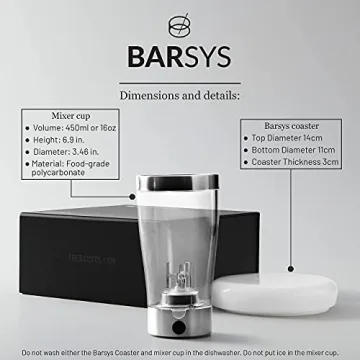 Barsys Smart Coaster Cocktail Machine for Home Mixology