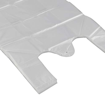Hommp Handled T-Shirt Bags - 320 Clear Multi-Use Packs