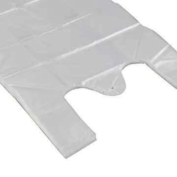Hommp Handled T-Shirt Bags - 320 Clear Multi-Use Packs