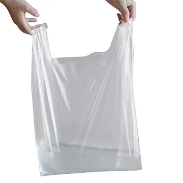Hommp Handled T-Shirt Bags - 320 Clear Multi-Use Packs