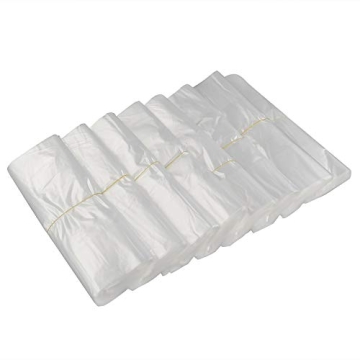 Hommp Handled T-Shirt Bags - 320 Clear Multi-Use Packs
