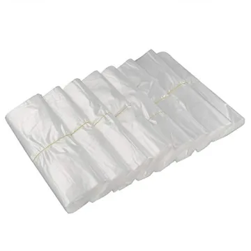 Hommp Handled T-Shirt Bags - 320 Clear Multi-Use Packs