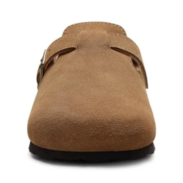 ODOLY Suede Clogs - Comfortable Leather Mules for All
