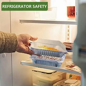 Durable 30 Pack Aluminum Baking Pans - Versatile and Sturdy