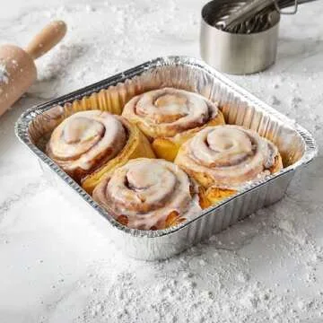 Durable 30 Pack Aluminum Baking Pans - Versatile and Sturdy