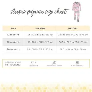 Burt's Bees Baby baby girls Pajamas, Zip Front Non-slip Footed Pjs, 100% Organic Cotton and Toddler Sleepers, Tossed Succulent, 12 Months US