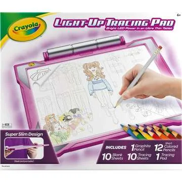 Crayola Light Up Tracing Coloring Board for Kids