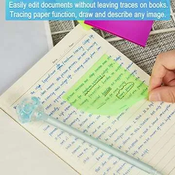 400 Sheets Post its, Sticky Notes 3x3 Inches, Bright Colors Self-Stick Pads, Strong Adhesive Post it Notes, Clear Sticky Note Pads, Easy to Post for Home, Notebook, Office Supplies (8 Pads)