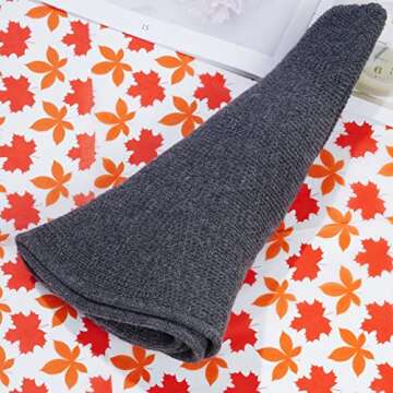 tiggell Halloween Hat Wool Knitted Cap for Witch Women Party Decor Masquerade Cosplay Costume Accessory Christmas Birthday (Dark Gray)