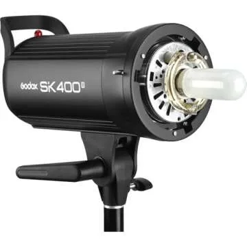 Godox SK400II 400Ws Photo Studio Strobe Flash Monolight Light with Bowens Mount &Lamp Head,150W Modeling Lamp for Studio,Shooting,Location and Portrait Photography-110V