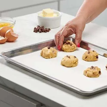 Comfy Package [12 x 16 Inch - 200 Count] Pre-Cut Parchment Paper Baking Sheets, Non-Stick - Parchment Paper Sheets for Baking & Cooking - White