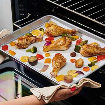 Comfy Package [12 x 16 Inch - 200 Count] Pre-Cut Parchment Paper Baking Sheets, Non-Stick - Parchment Paper Sheets for Baking & Cooking - White