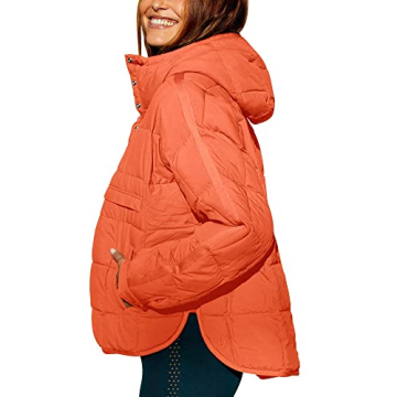 Chouyatou Women's Quilted Pullover Puffer Jacket for Winter