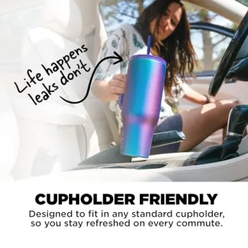 Co-Pilot Insulated Mug with Straw & Flip Cap - 32 Oz