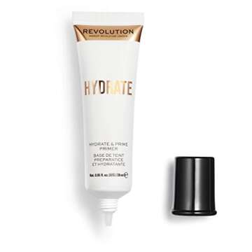 Makeup Revolution Hydrate Primer, Water-Based Primer with Vitamin E & Hyaluronic Acid, Lightweight F...