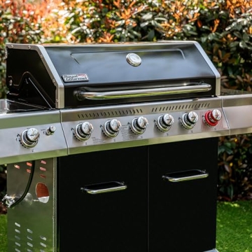 Royal Gourmet 6-Burner Gas Grill with Side Burner