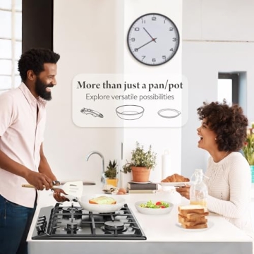 Bazova Ceramic Nonstick Cookware Set - 17 Pieces